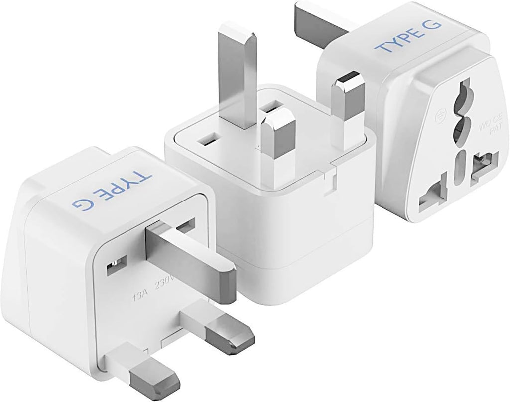 Universal Travel Plug Adapter 3-Pack