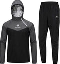 Sauna suit sweat jacket and pants set