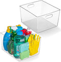 XL Clear Kitchen Storage Bins (Set of 2)