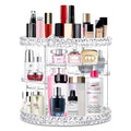 Rotating makeup and perfume organizer