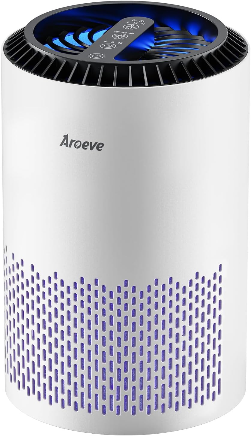 Air purifier for bedroom with sleep mode