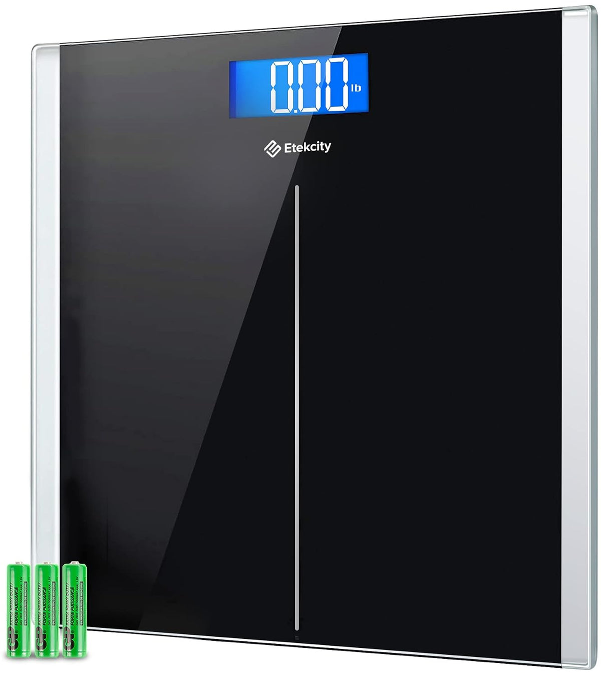 Digital Bathroom Scale with Tempered Glass