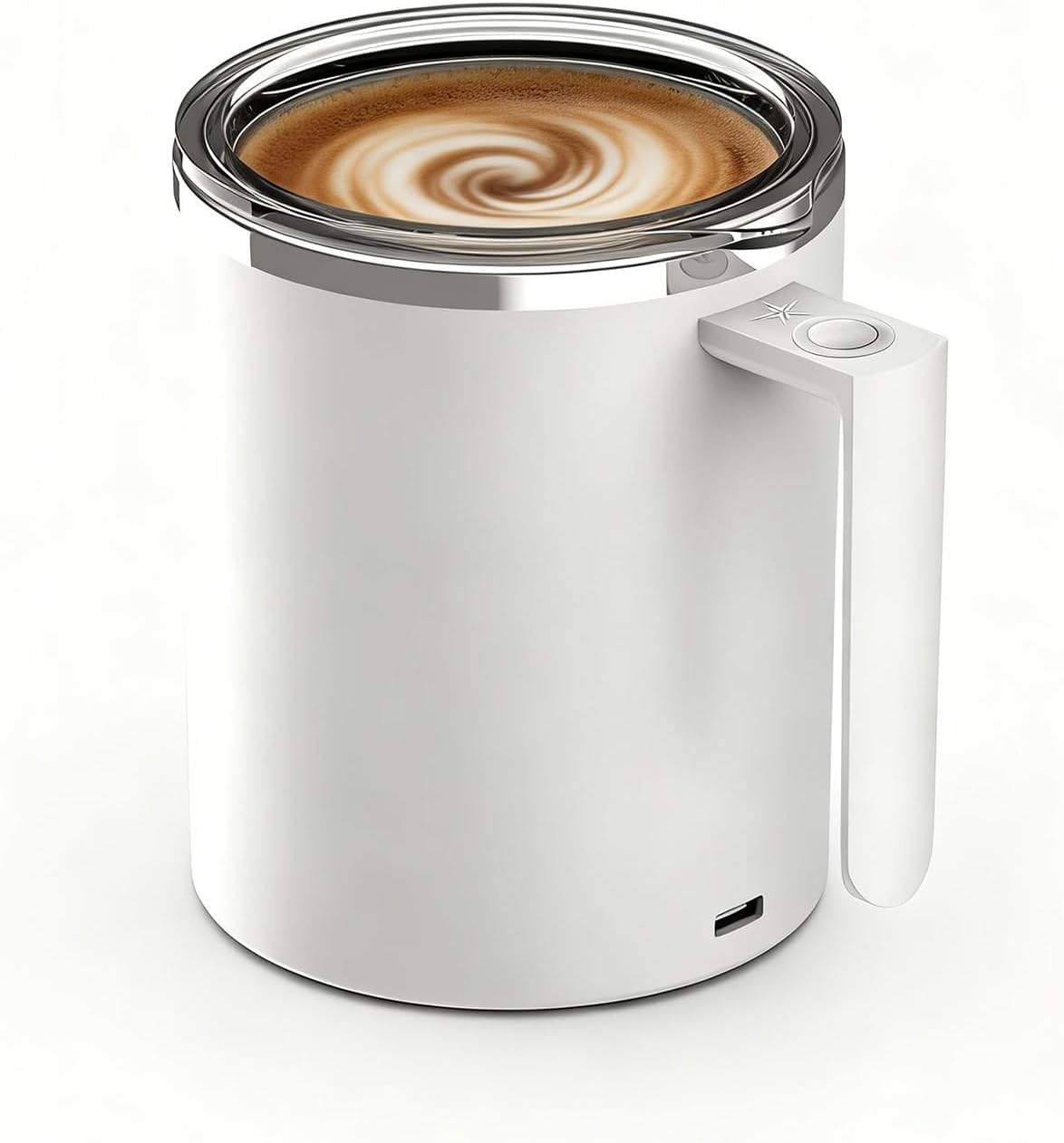 Self stirring coffee mug