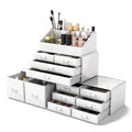 Cosmetic organizer storage drawers