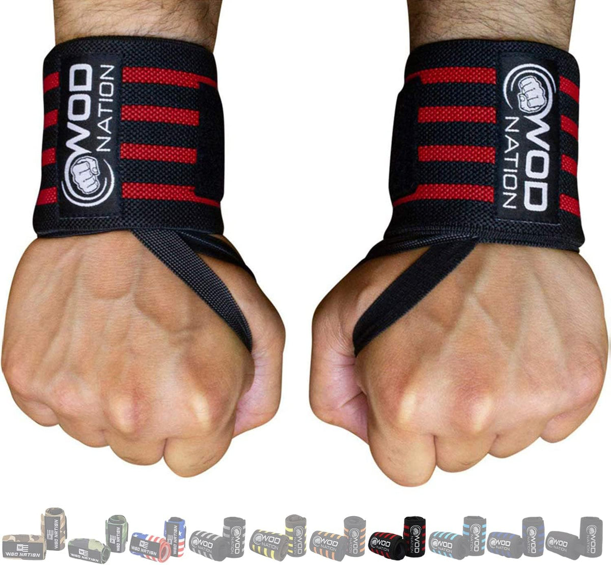 Weightlifting wrist wraps
