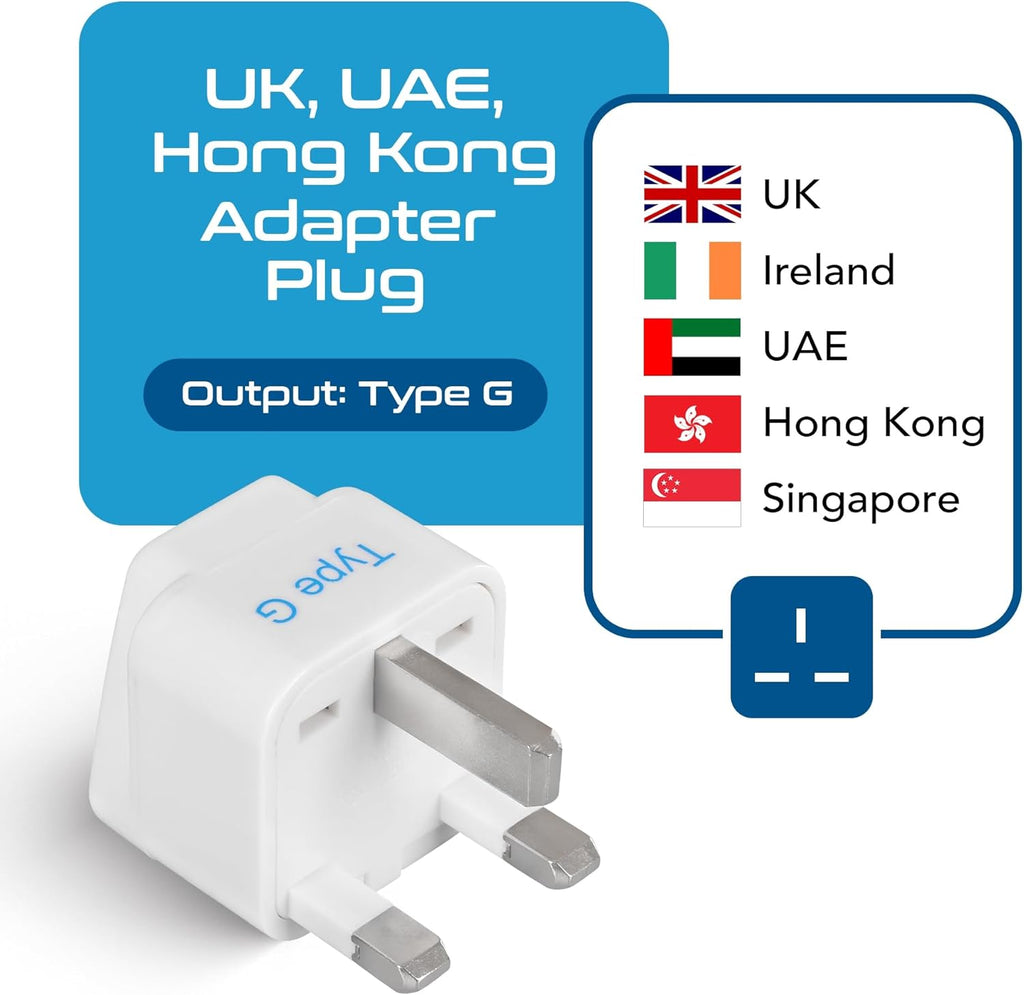 Universal Travel Plug Adapter 3-Pack