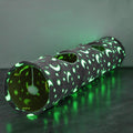 Collapsible cat tunnel with plush balls