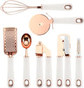 Copper plated kitchen gadget utensil set