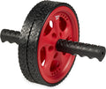 Reebok ab roller wheel with dual non-skid wheels