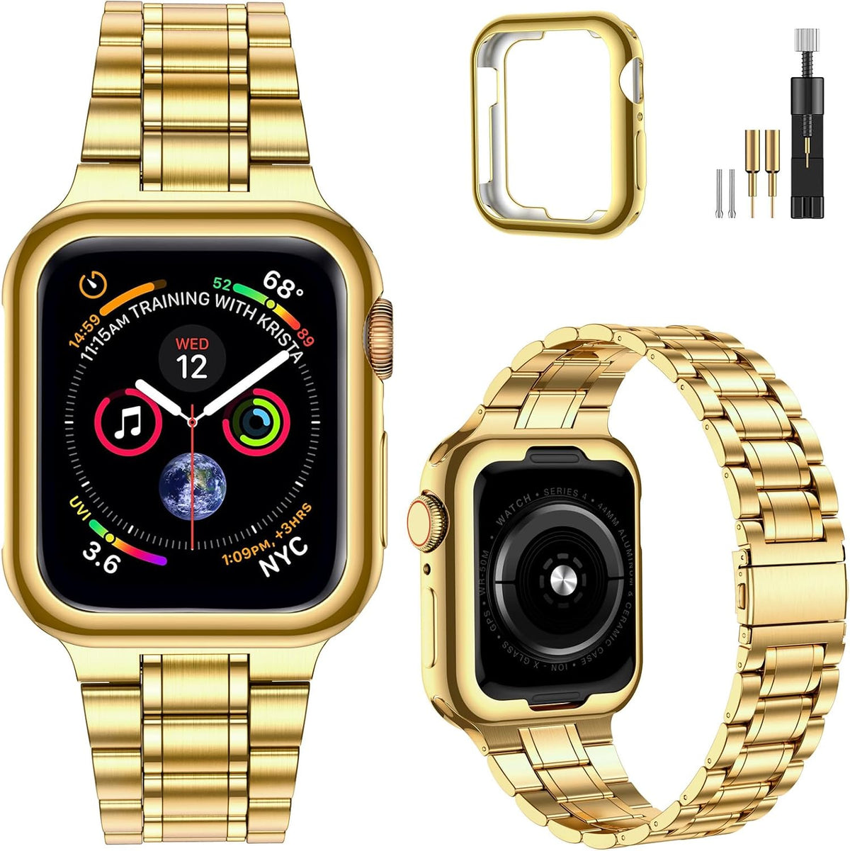 Stainless steel smartwatch band