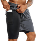 Men's 2-in-1 quick dry running shorts