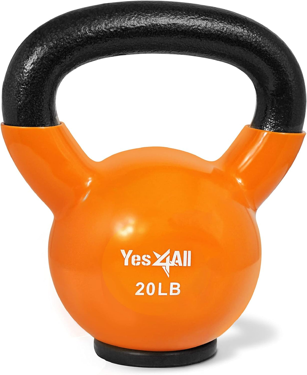 Rubber base kettlebell