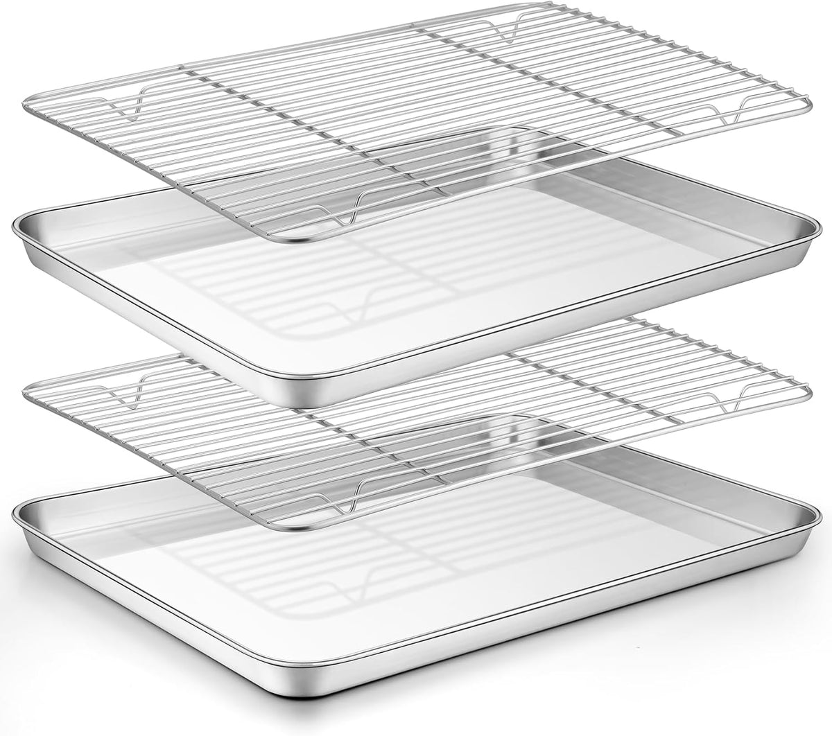 Stainless Steel Baking Sheet with Cooling Rack Set