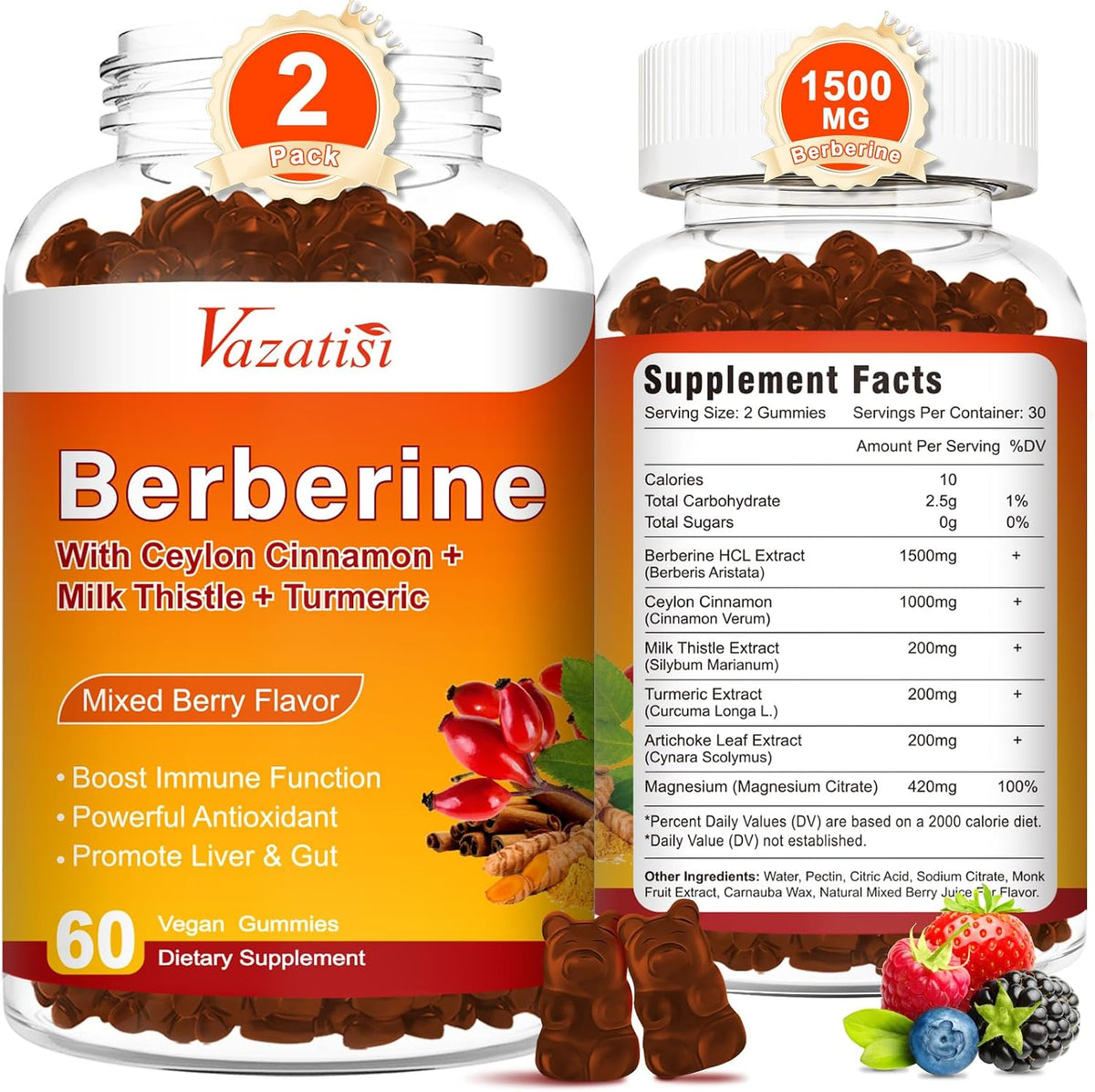 Berberine supplement gummies