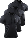 NELEUS dry fit workout tank top with hood