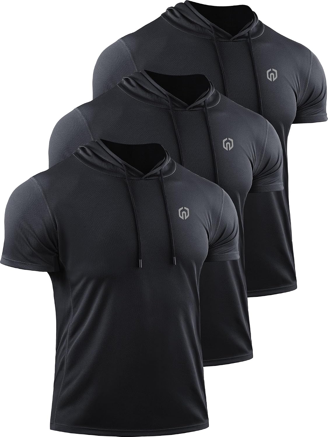 NELEUS dry fit workout tank top with hood