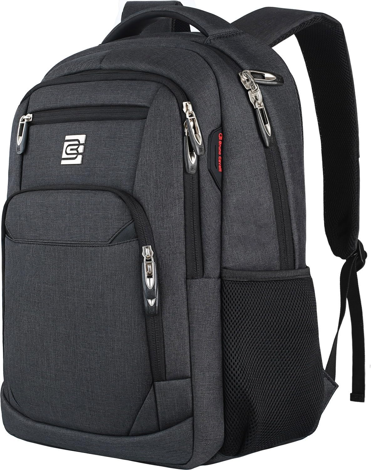 Anti-theft slim laptop backpack