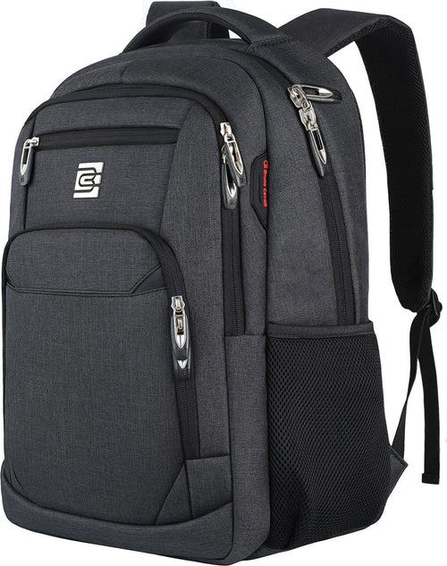 Anti-theft slim laptop backpack