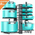 8-Tier Pots and Pans Organizer Rack