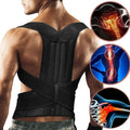 Adjustable posture corrector back brace