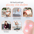 LED light therapy face mask